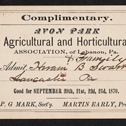 Cover image of Ticket, Admission